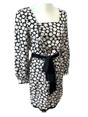 Anthropologie Leifsdottir Silk Retro Vintage Inspired Floral Star Dress
